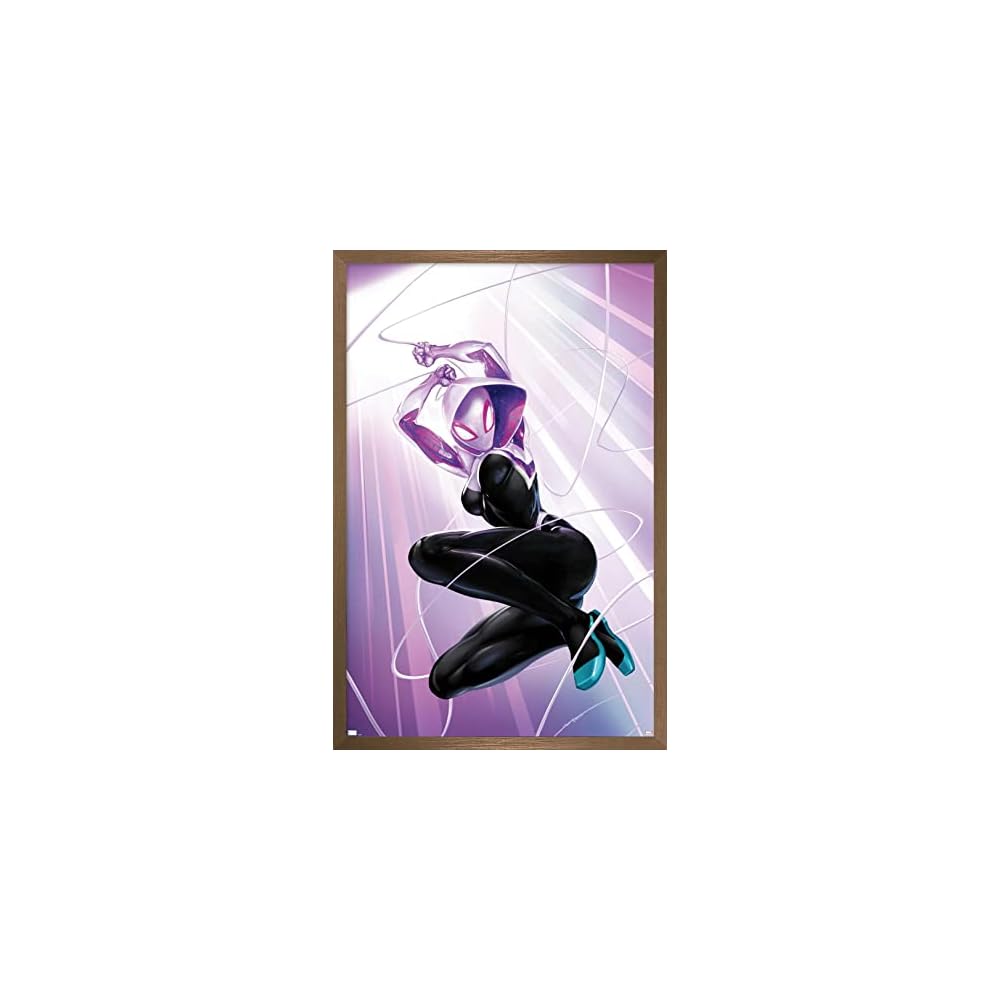 Marvel Comics Ghost Spider - Ghost Spider #1 Wall Poster, 34L" x 22.4W", Premium Unframed Version