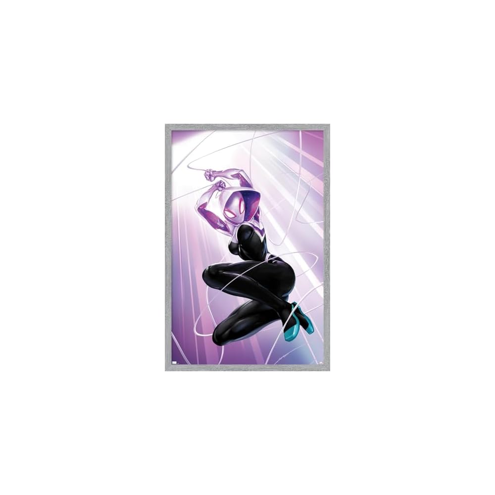 Marvel Comics Ghost Spider - Ghost Spider #1 Wall Poster, 34L" x 22.4W", Premium Unframed Version