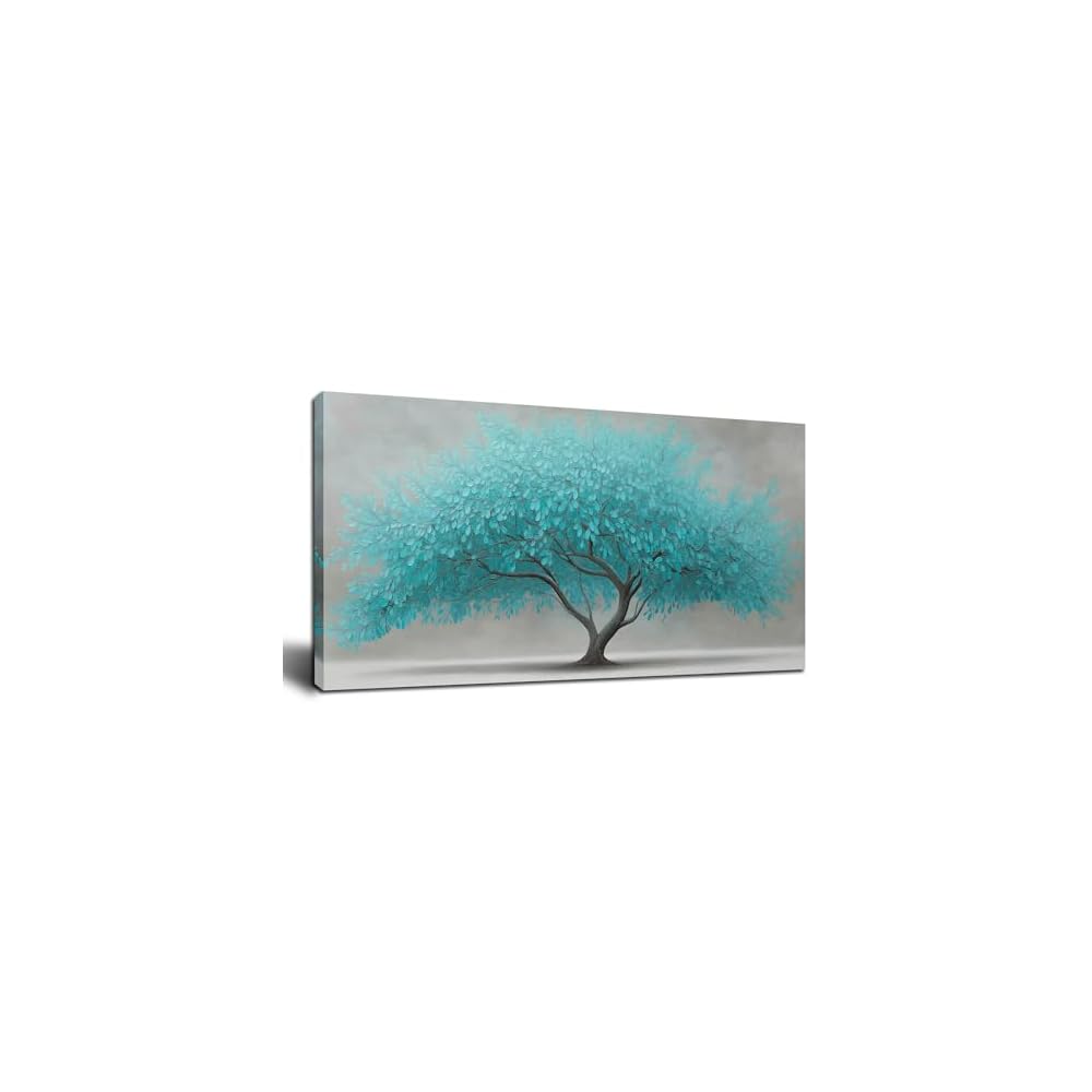 Black and White Tree of Life Wall Art for Living Room Bedroom Size 20x40
