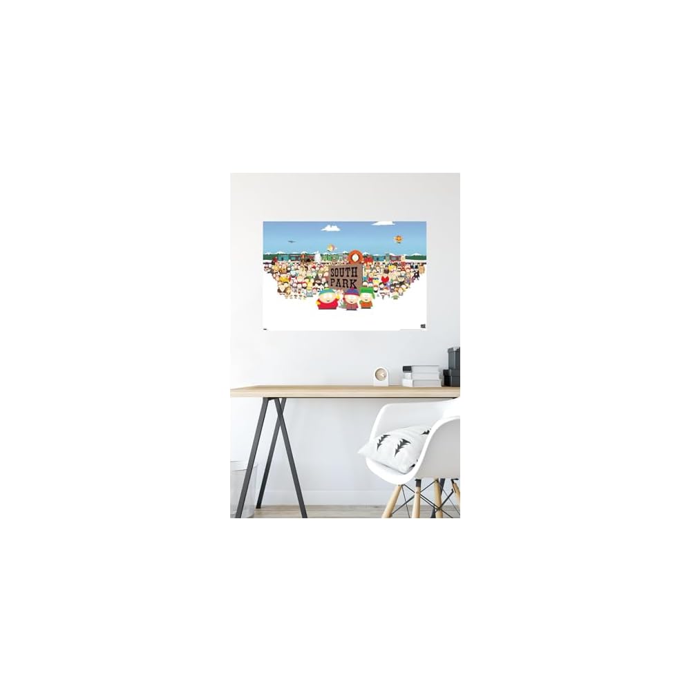 South Park - Horizontal Key Art Wall Poster, 34L" x 22.4W", Unframed Version