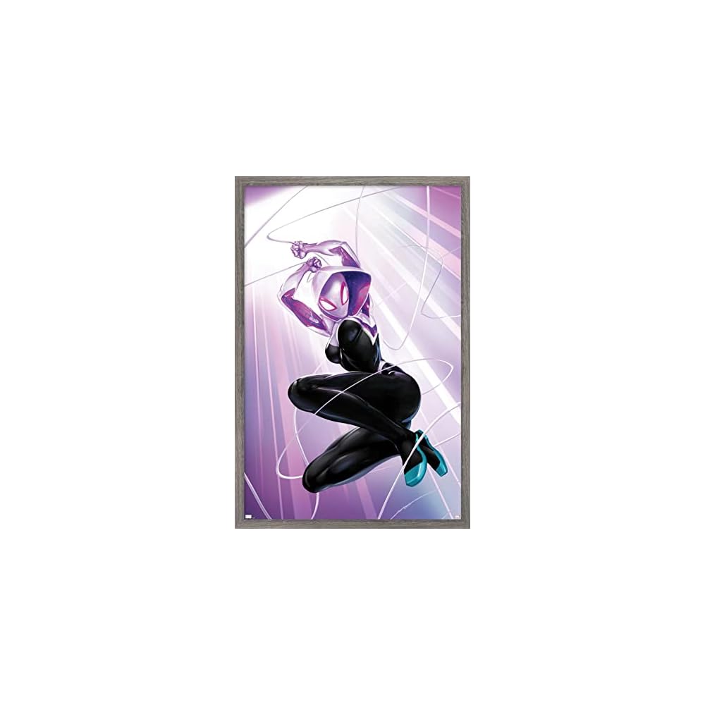 Marvel Comics Ghost Spider - Ghost Spider #1 Wall Poster, 34L" x 22.4W", Premium Unframed Version