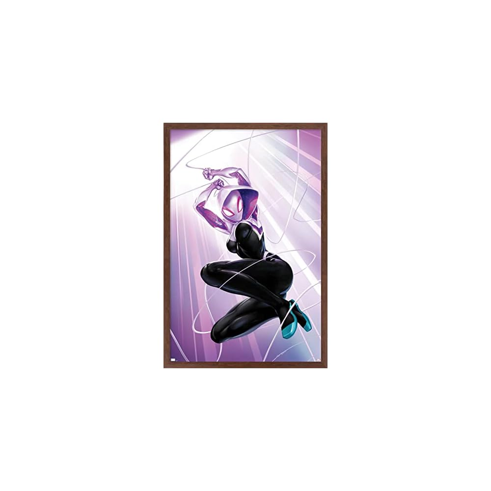 Marvel Comics Ghost Spider - Ghost Spider #1 Wall Poster, 34L" x 22.4W", Premium Unframed Version