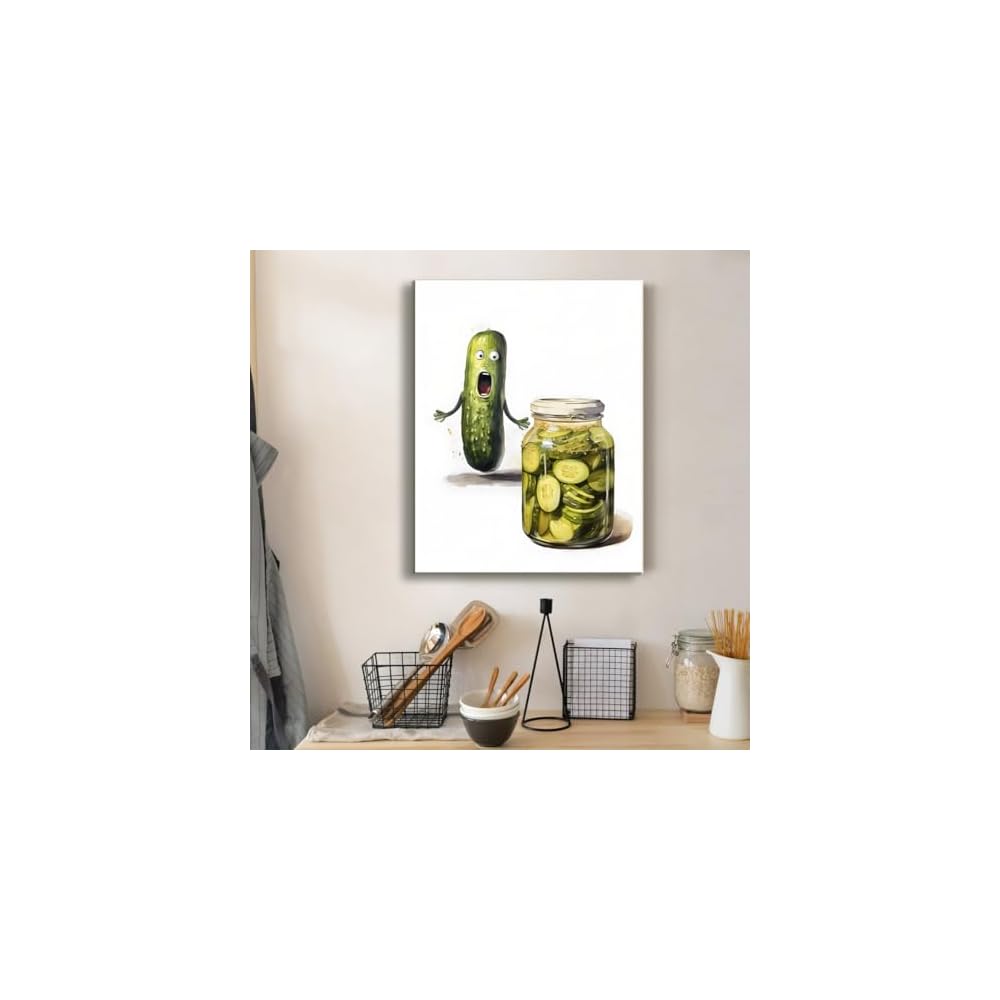 Kitchen Wall Decor funny Canvas Wall Art Vintage Painting Picture for Modern Home Dining Room Contemporary Artwork Decoration Kitchen Canvas Wall Art for Dining Room Decorative A-382