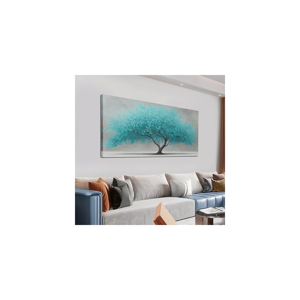 Black and White Tree of Life Wall Art for Living Room Bedroom Size 20x40
