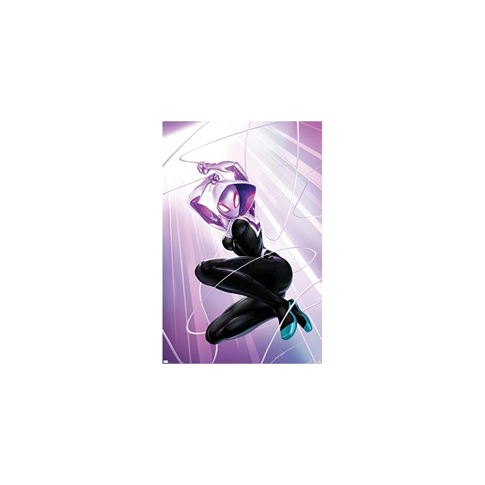 Marvel Comics Ghost Spider - Ghost Spider #1 Wall Poster, 34L" x 22.4W", Premium Unframed Version