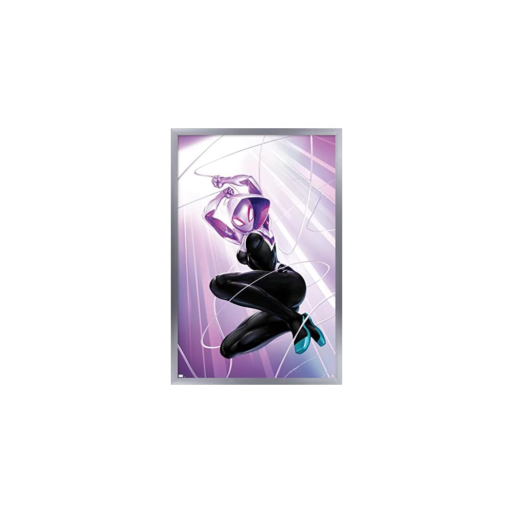 Marvel Comics Ghost Spider - Ghost Spider #1 Wall Poster, 34L" x 22.4W", Premium Unframed Version