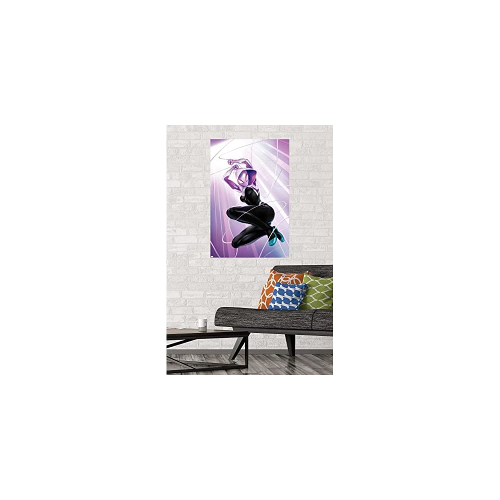 Marvel Comics Ghost Spider - Ghost Spider #1 Wall Poster, 34L" x 22.4W", Premium Unframed Version