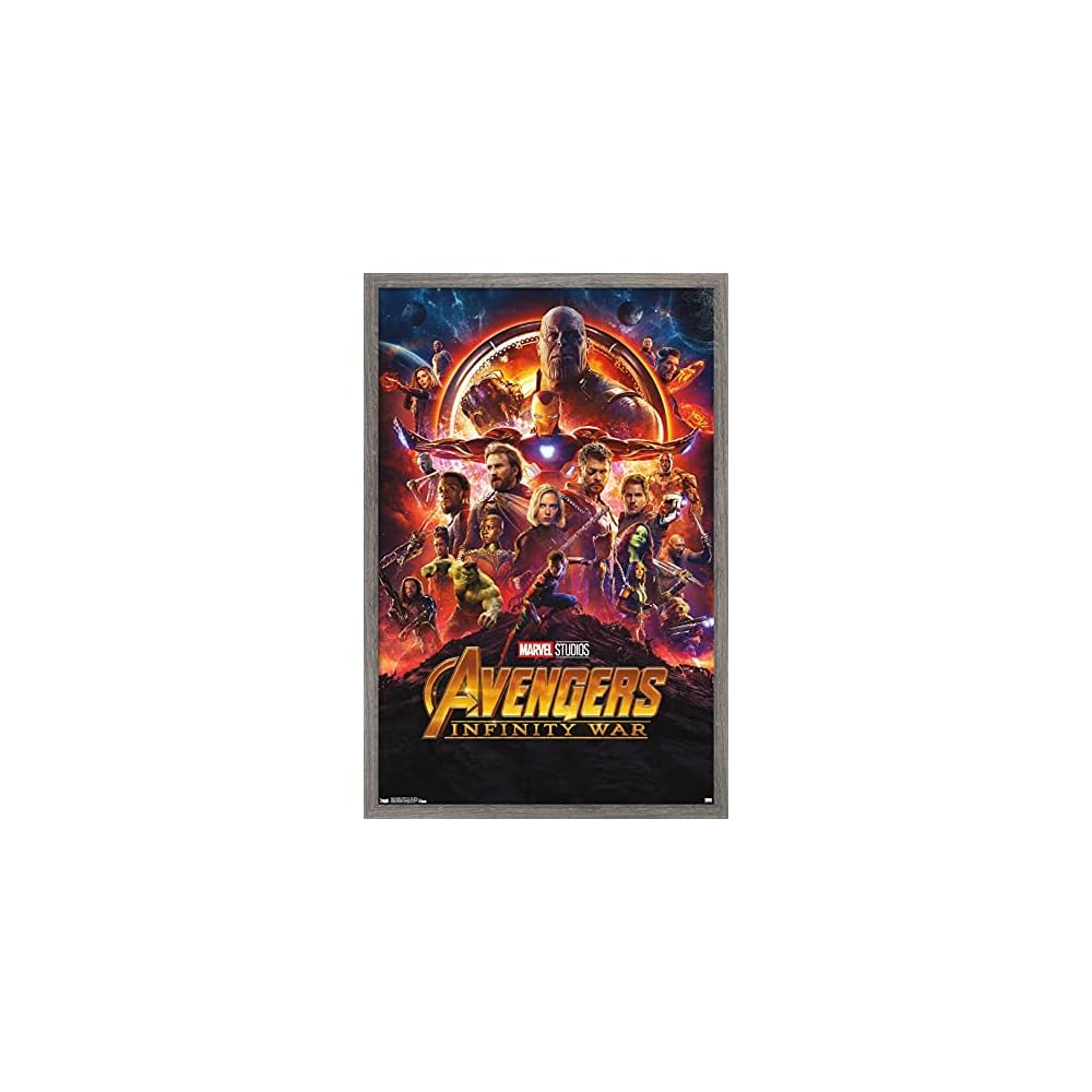 Marvel Avengers: Infinity War - One Sheet Wall Poster, 19L" x 13W", Premium Unframed Version