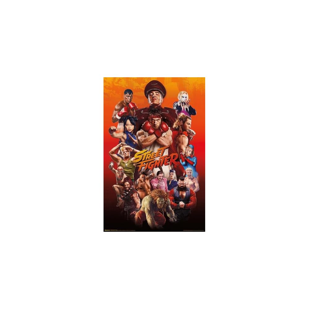 Street Fighter (2026) - Group Wall Poster, 19L x 13W, Premium Unframed Version