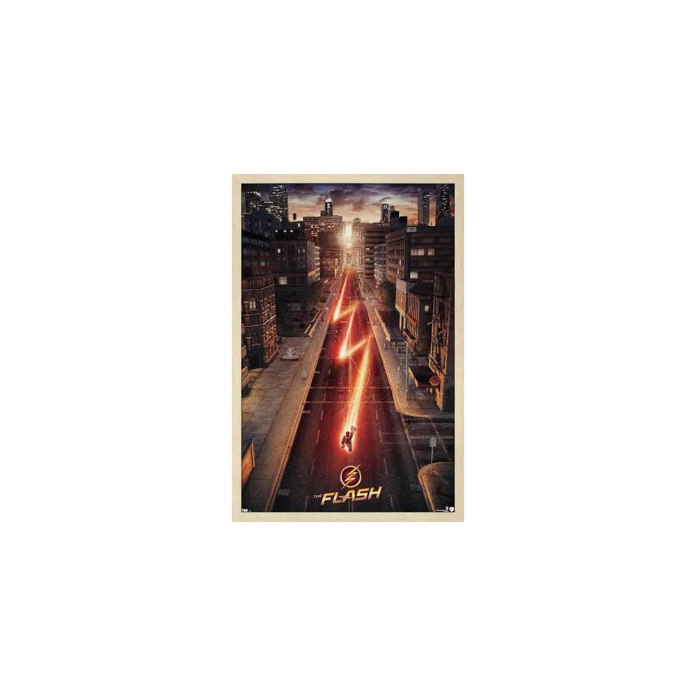 DC Comics TV - The Flash - Street One Sheet Wall Poster, 22.375" x 34", Premium Unframed Version