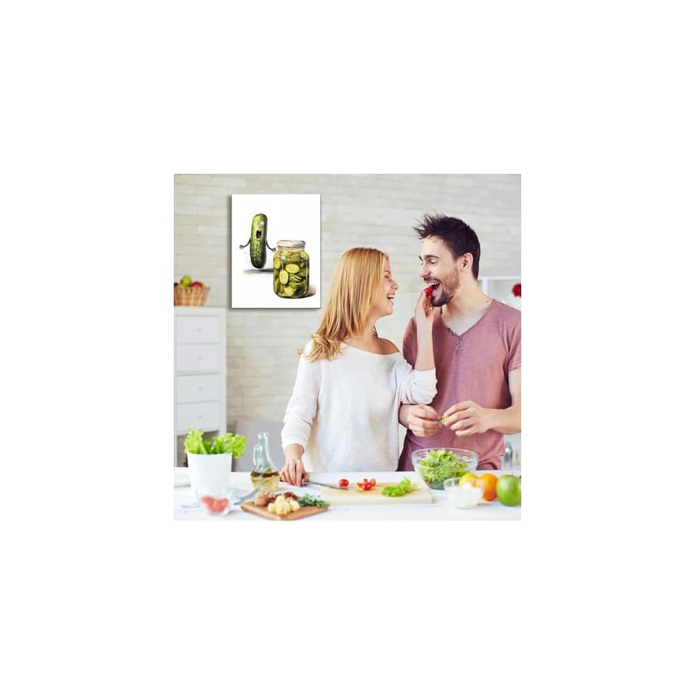 Kitchen Wall Decor funny Canvas Wall Art Vintage Painting Picture for Modern Home Dining Room Contemporary Artwork Decoration Kitchen Canvas Wall Art for Dining Room Decorative A-382