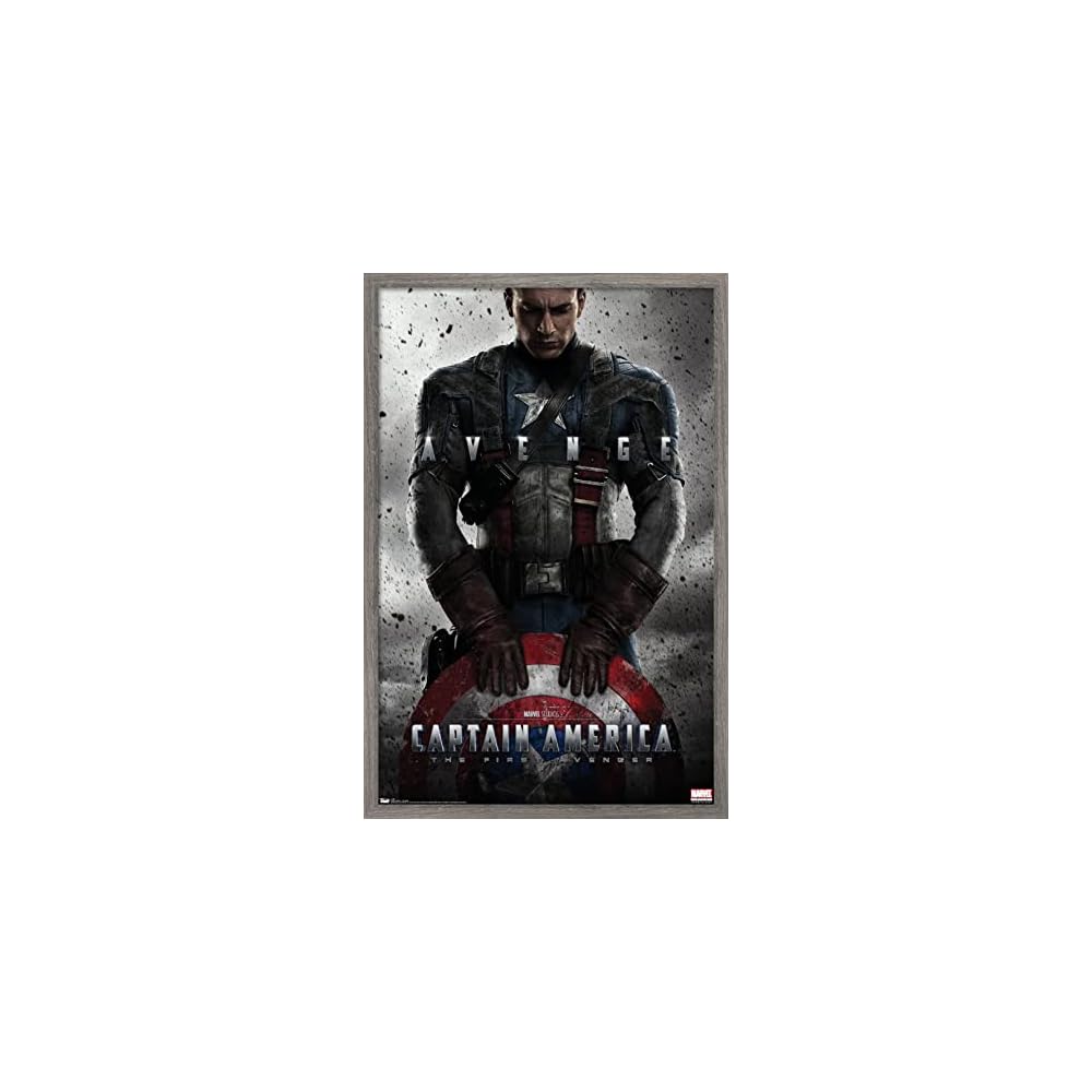 Marvel - Captain America - The First Avenger - One Sheet Wall Poster, 22.375" x 34", Premium Unframed Version