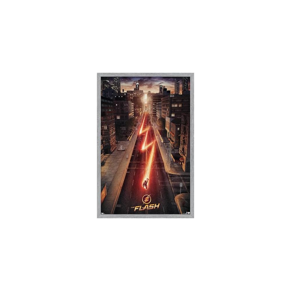 DC Comics TV - The Flash - Street One Sheet Wall Poster, 22.375" x 34", Premium Unframed Version