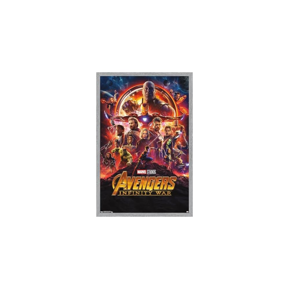 Marvel Avengers: Infinity War - One Sheet Wall Poster, 19L" x 13W", Premium Unframed Version
