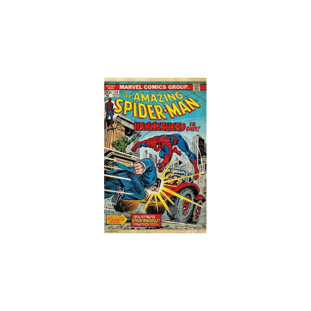 Marvel Comics Spider-Man - Amazing Spider-Man #130 Wall Poster, 19L x 13W, Premium Unframed Version