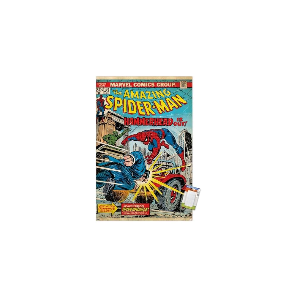 Marvel Comics Spider-Man - Amazing Spider-Man #130 Wall Poster, 19L x 13W, Premium Unframed Version