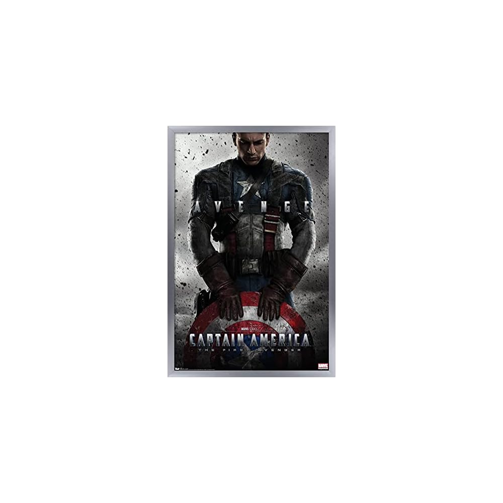Marvel - Captain America - The First Avenger - One Sheet Wall Poster, 22.375" x 34", Premium Unframed Version