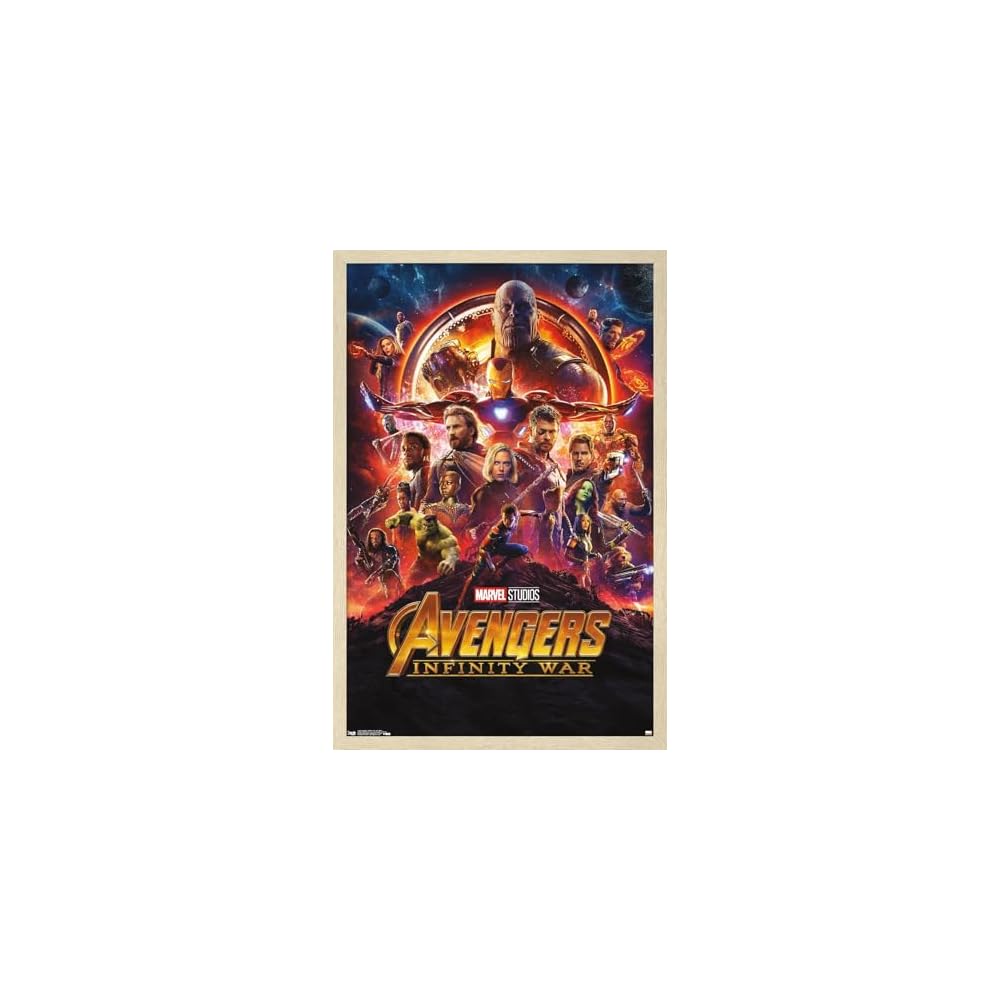 Marvel Avengers: Infinity War - One Sheet Wall Poster, 19L" x 13W", Premium Unframed Version