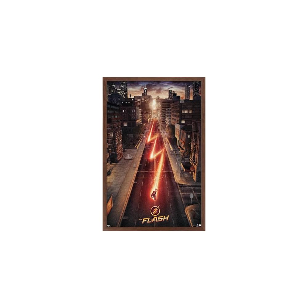 DC Comics TV - The Flash - Street One Sheet Wall Poster, 22.375" x 34", Premium Unframed Version
