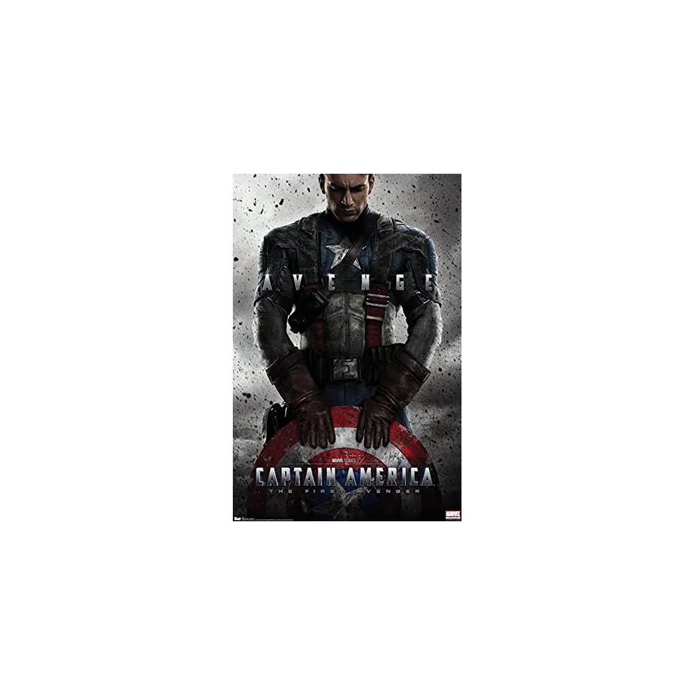 Marvel - Captain America - The First Avenger - One Sheet Wall Poster, 22.375" x 34", Premium Unframed Version