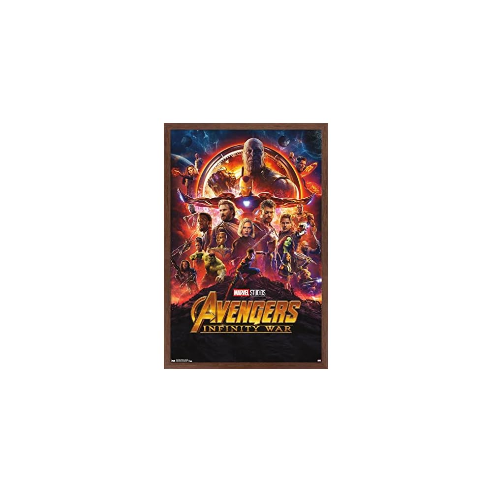 Marvel Avengers: Infinity War - One Sheet Wall Poster, 19L" x 13W", Premium Unframed Version