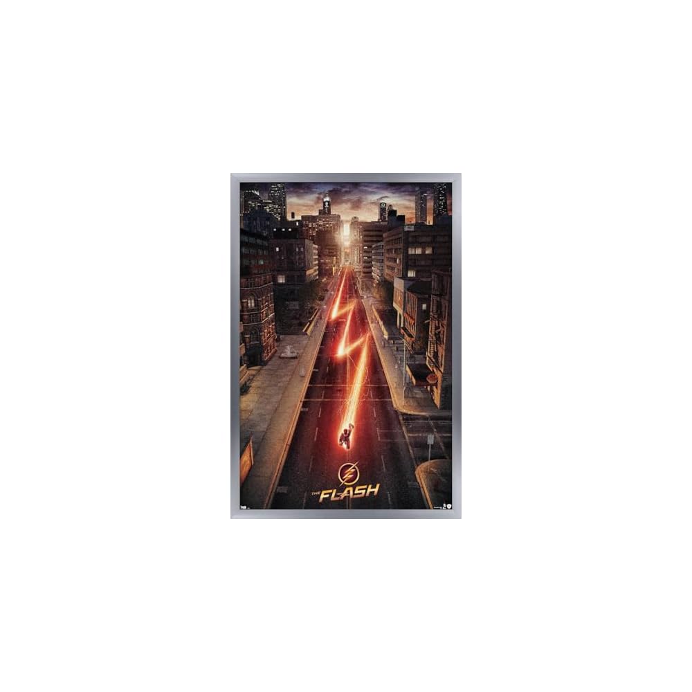 DC Comics TV - The Flash - Street One Sheet Wall Poster, 22.375" x 34", Premium Unframed Version