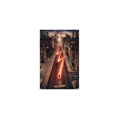 DC Comics TV - The Flash - Street One Sheet Wall Poster, 22.375" x 34", Premium Unframed Version