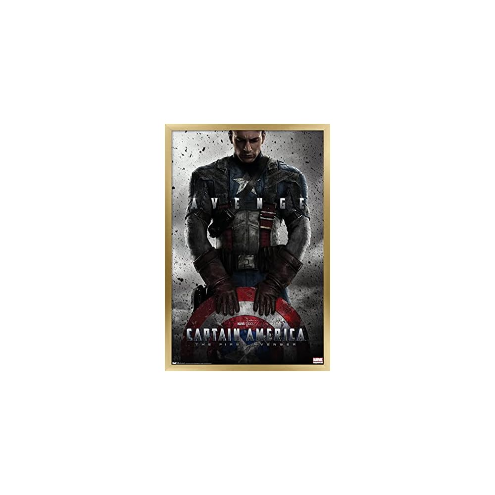 Marvel - Captain America - The First Avenger - One Sheet Wall Poster, 22.375" x 34", Premium Unframed Version