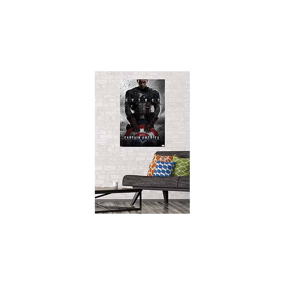 Marvel - Captain America - The First Avenger - One Sheet Wall Poster, 22.375" x 34", Premium Unframed Version