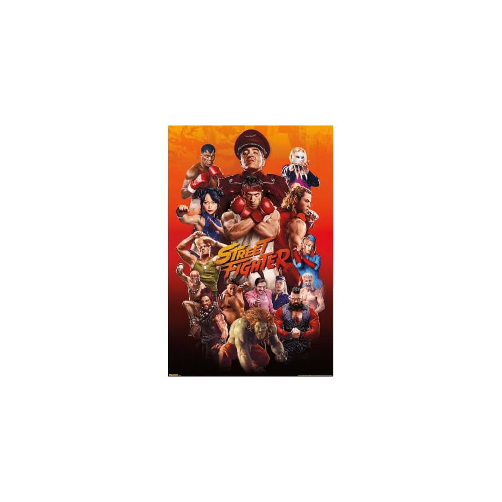 Street Fighter (2026) - Group Wall Poster, 19L x 13W, Premium Unframed Version