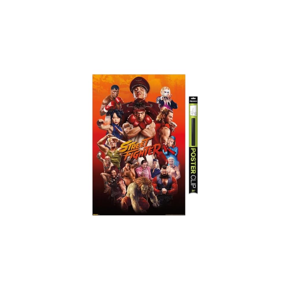 Street Fighter (2026) - Group Wall Poster, 19L x 13W, Premium Unframed Version