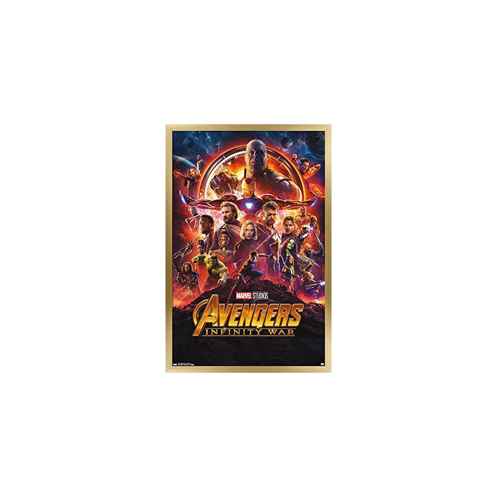 Marvel Avengers: Infinity War - One Sheet Wall Poster, 19L" x 13W", Premium Unframed Version