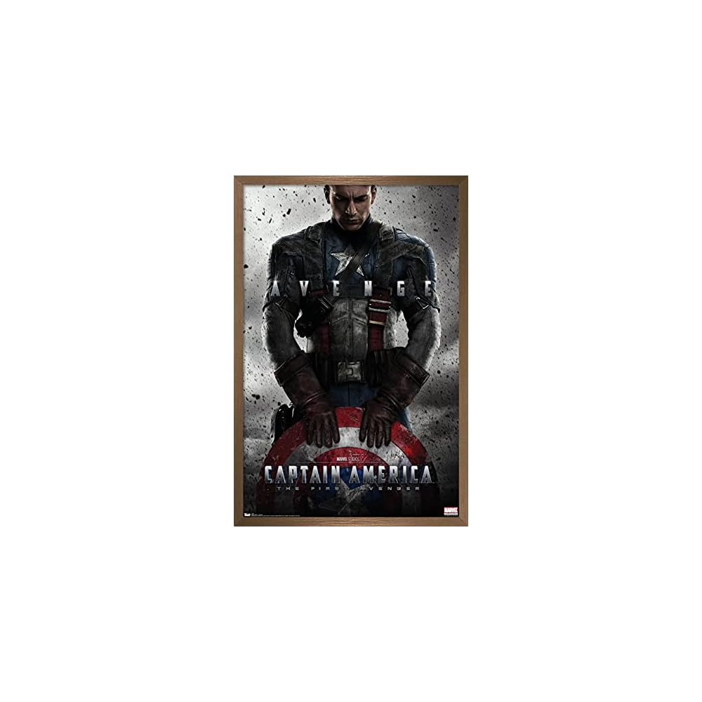 Marvel - Captain America - The First Avenger - One Sheet Wall Poster, 22.375" x 34", Premium Unframed Version