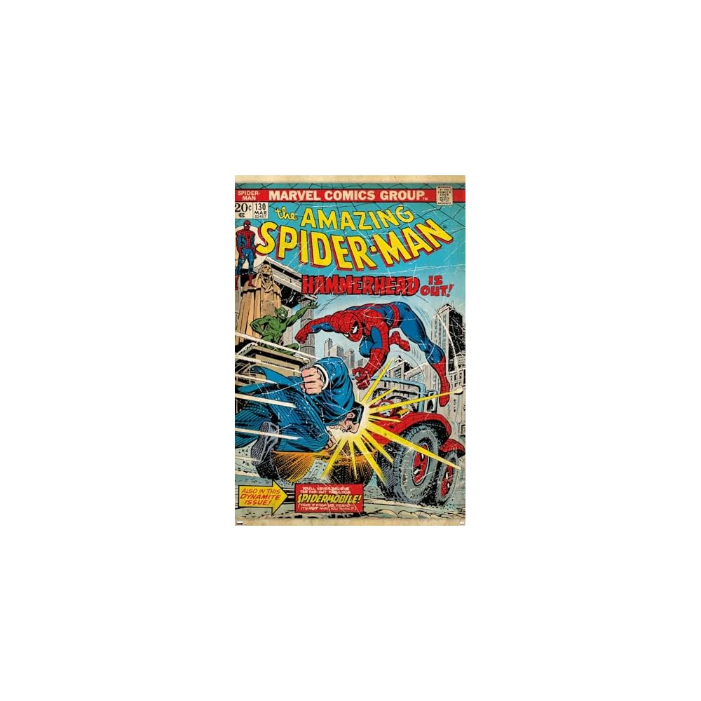 Marvel Comics Spider-Man - Amazing Spider-Man #130 Wall Poster, 19L x 13W, Premium Unframed Version