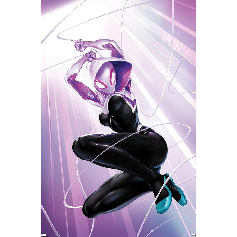 Marvel Comics Ghost Spider - Ghost Spider #1 Wall Poster, 34L" x 22.4W", Premium Unframed Version