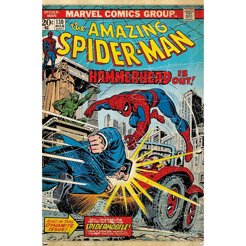 Marvel Comics Spider-Man - Amazing Spider-Man #130 Wall Poster, 19L x 13W, Premium Unframed Version