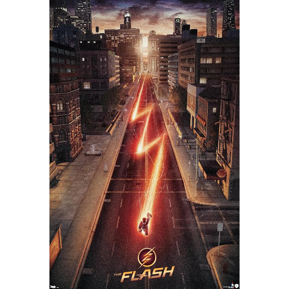 DC Comics TV - The Flash - Street One Sheet Wall Poster, 22.375" x 34", Premium Unframed Version